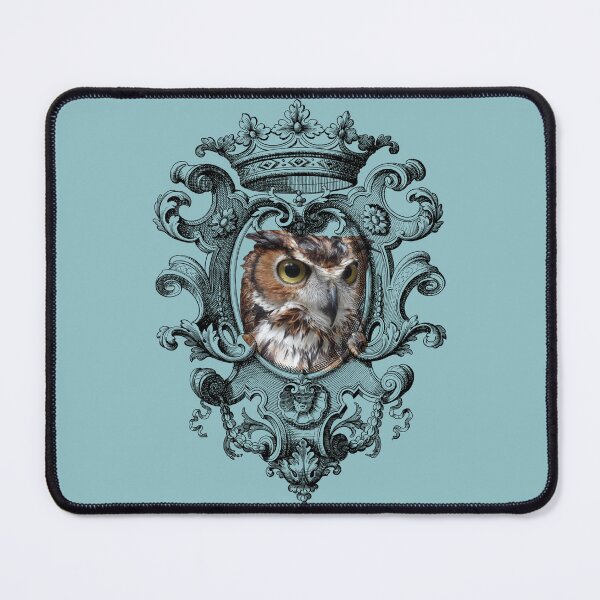 Item preview, Wet Owl with Retro Wreath, Gift for Owl lover and Birthdays, Winterowl designed and sold by DiensDesign.
