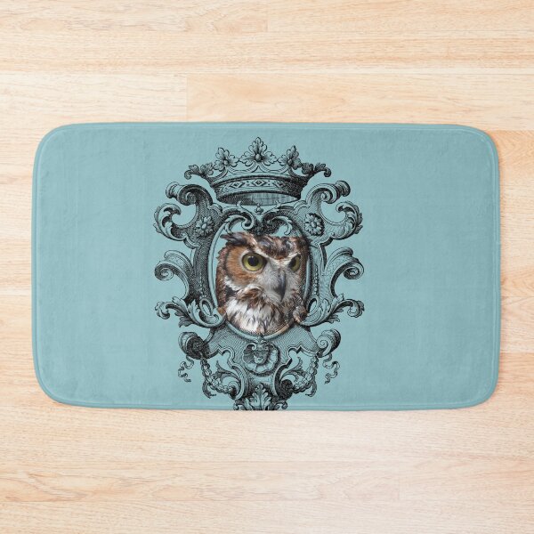Item preview, Wet Owl with Retro Wreath, Gift for Owl lover and Birthdays, Winterowl designed and sold by DiensDesign.
