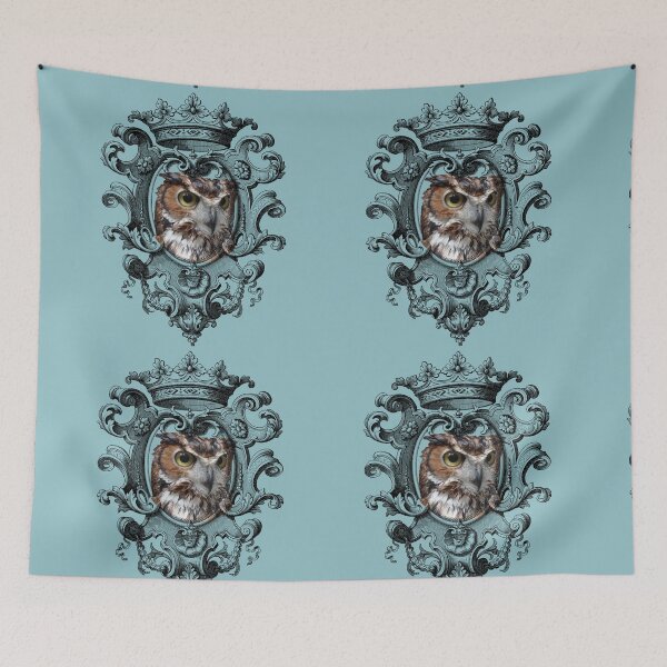 Item preview, Wet Owl with Retro Wreath, Gift for Owl lover and Birthdays, Winterowl designed and sold by DiensDesign.