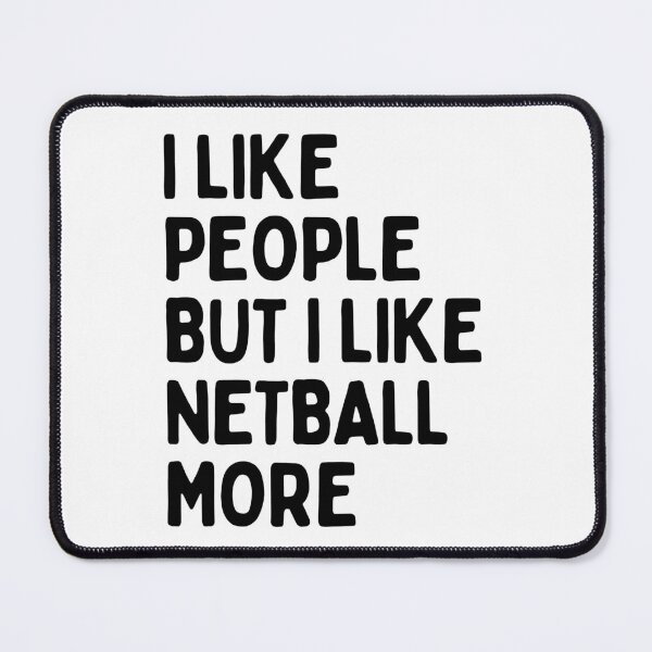 Item preview, I like people BUT I like netball more designed and sold by TheGreenGoat.