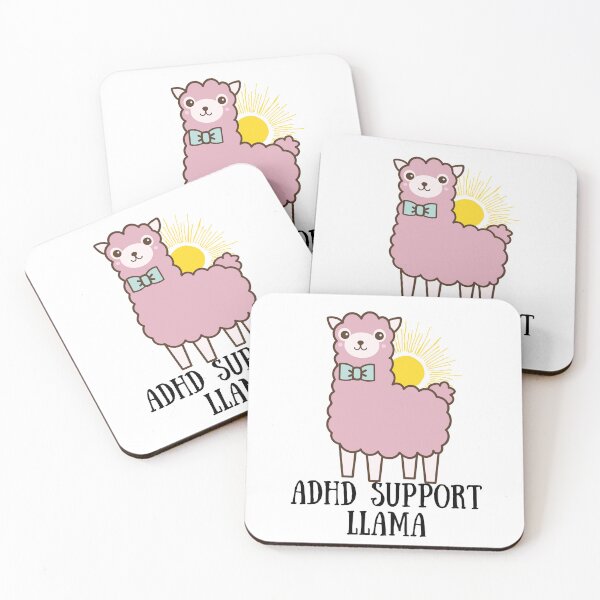 Item preview, ADHD - ADHD Support Llama designed and sold by TheBerriesADHD.