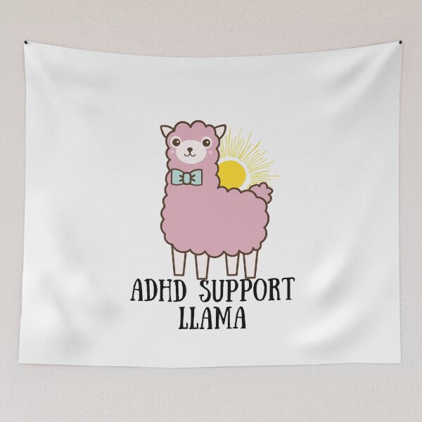 Item preview, ADHD - ADHD Support Llama designed and sold by TheBerriesADHD.