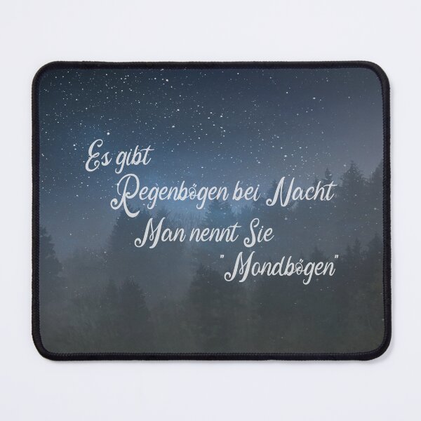 Item preview, NaturNah rainbow moon bow moon symbolism night saying designed and sold by Wila-WolfsWacht.