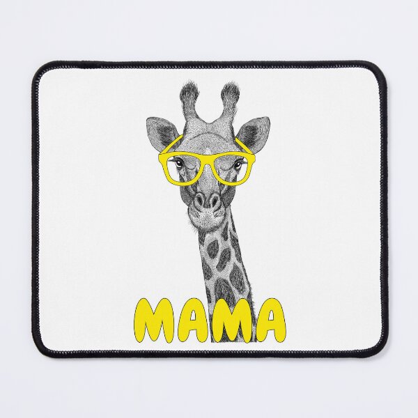 Item preview, Mama Giraffe with Yellow Glasses Mom Mothers Day designed and sold by dass-art.