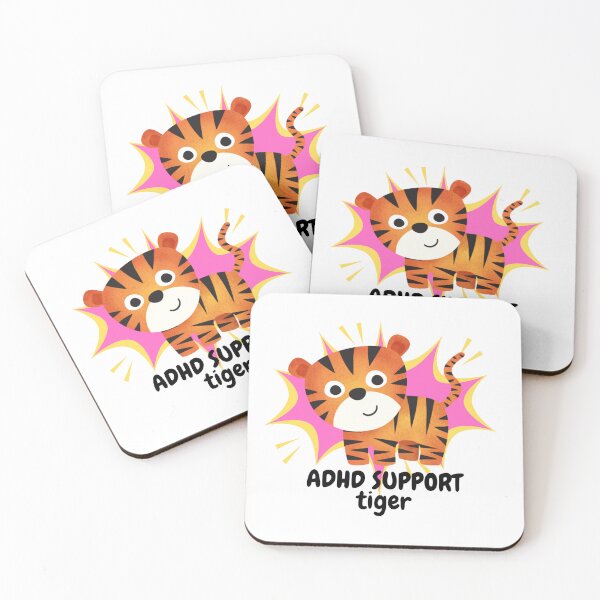 Item preview, ADHD - ADHD Support Tiger designed and sold by TheBerriesADHD.