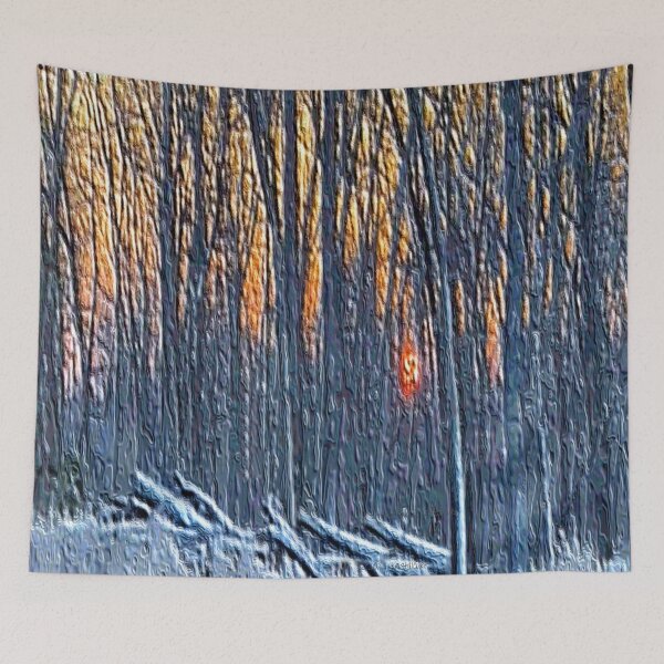 Item preview, Wooded Sunrise designed and sold by kristalcurt.