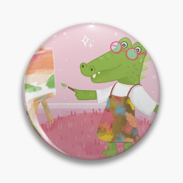 Item preview, Crocodile Illustration, Crocodile Artist designed and sold by SleepyLilSloth.