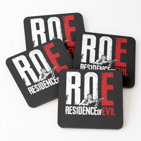 Item preview, Creative Survival Horror Video Game Alluring Residence Of Evil Logo Retro designed and sold by OverbayStraight.