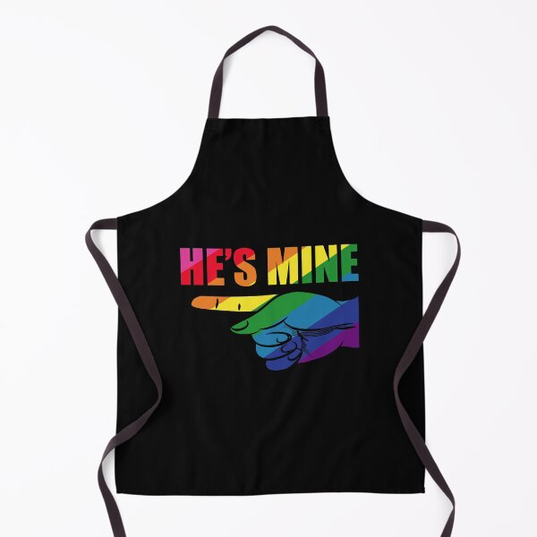 Item preview, I'm His He's Mine LGBT Pride Gay Couple Valentines Day Gift designed and sold by NanoYell.