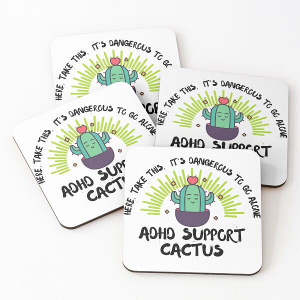 Item preview, ADHD - ADHD Support Cactus - Here, Take this, It's dangerous to go Alone designed and sold by TheBerriesADHD.