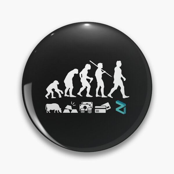 Item preview, Zilliqa Evolution of Money ZIL Crypto Logo Cap designed and sold by romanl3.