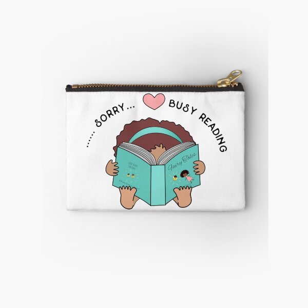 Item preview, Sorry ... Busy Reading, Cute Girl,  Book Lover, Teal Version 2 designed and sold by nutmegfairy.