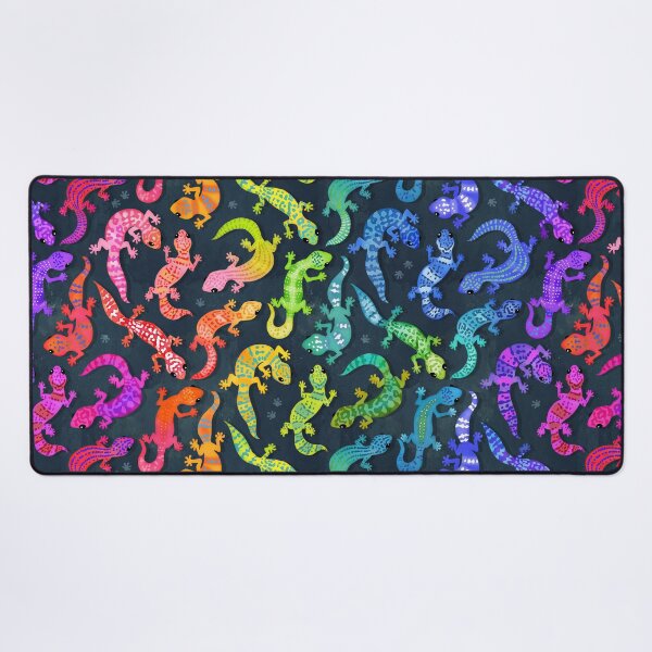 Item preview, Bright rainbow geckos designed and sold by adenaJ.