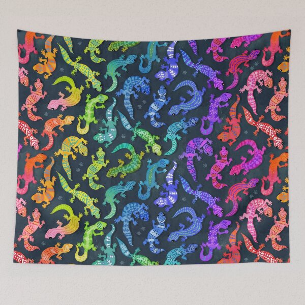 Item preview, Bright rainbow geckos designed and sold by adenaJ.