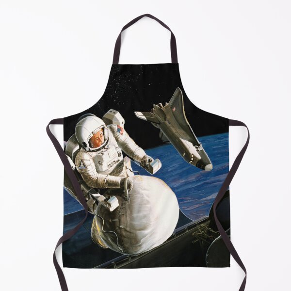 Item preview, El astronauta ingresa a la bahía de carga del transbordador espacial - Arte conceptual de 1978 designed and sold by arthook.