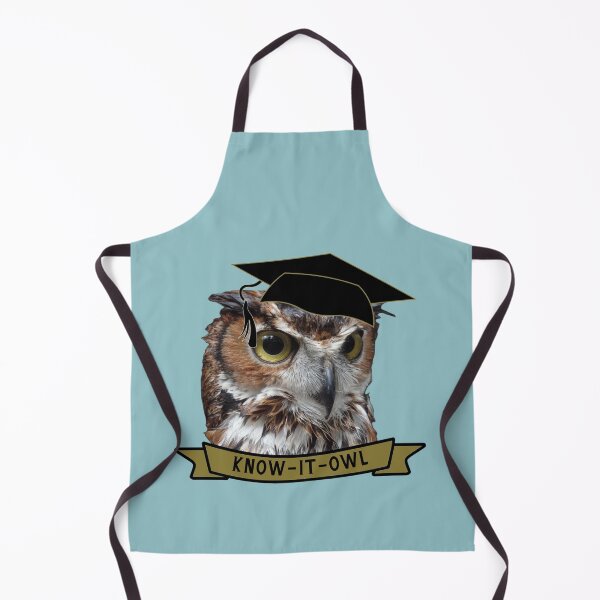 Item preview, Wet Owl with Graduation Cap, Know it Owl, Gift for Owl lover and Birthdays, Winterowl designed and sold by DiensDesign.