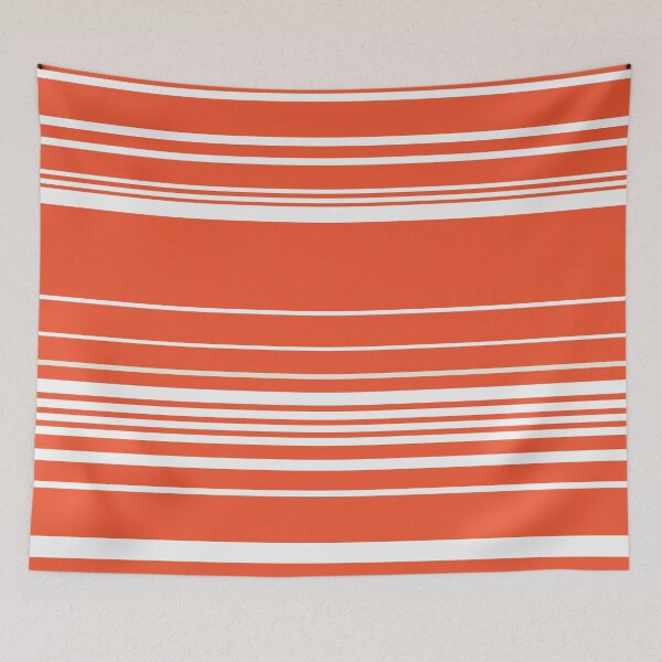 Item preview, Complex Stripes - Orange and White designed and sold by LAEC-Shop.