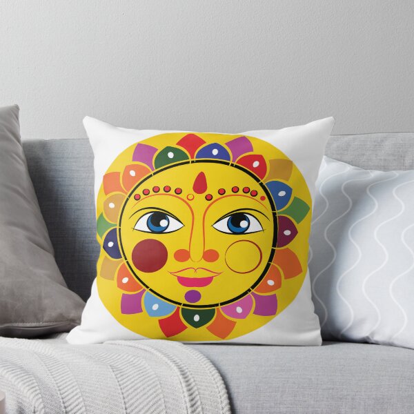 Item preview, The Sun in Indian folk art style. designed and sold by Kanchan1987.