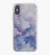 Vinilo o funda para iPhone Nubes de tormenta de acuarela