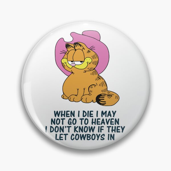 Item preview, When i die i may not go to heaven garfield  designed and sold by maskerclavinet.