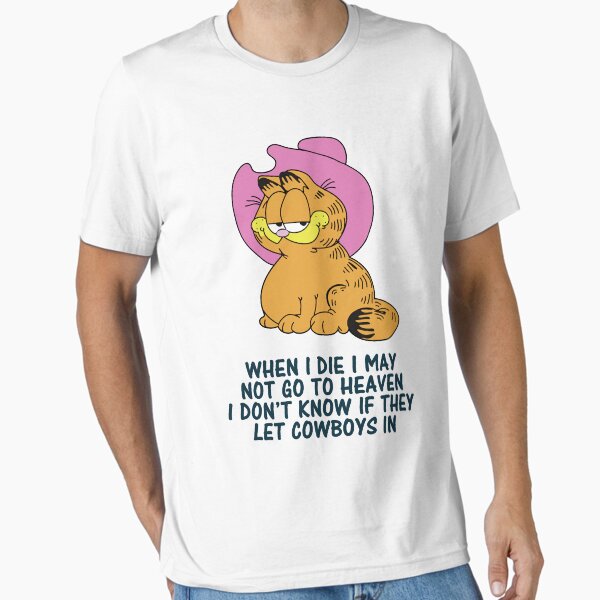 Item preview, When i die i may not go to heaven garfield  designed and sold by maskerclavinet.