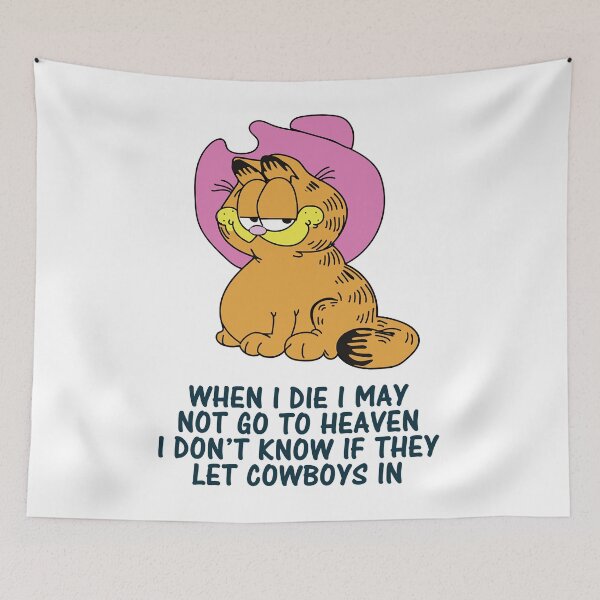 Item preview, When i die i may not go to heaven garfield  designed and sold by maskerclavinet.