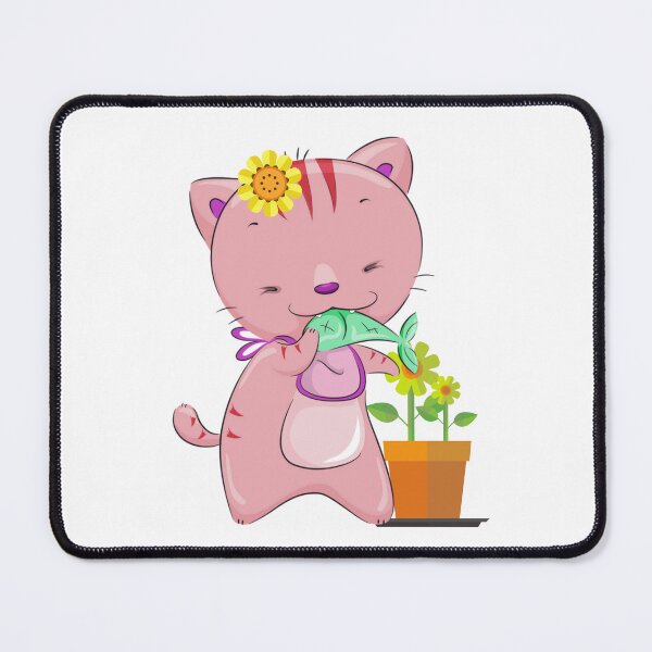 Item preview, Beautiful kitten eating fish. designed and sold by EMIPRINCESS.