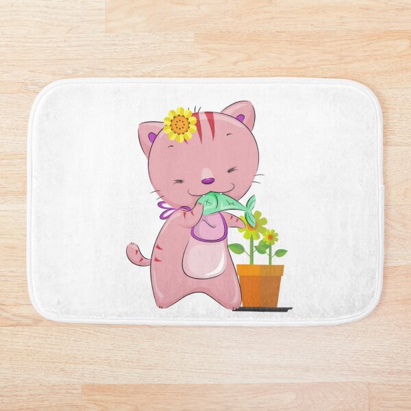 Item preview, Beautiful kitten eating fish. designed and sold by EMIPRINCESS.