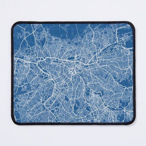 Item preview, Sao Paulo City Map of Brazil - Blueprint designed and sold by deMAP.