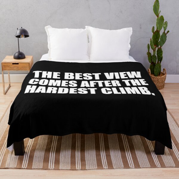 Item preview, The best view comes after the hardest climb designed and sold by Colorfulandfun.