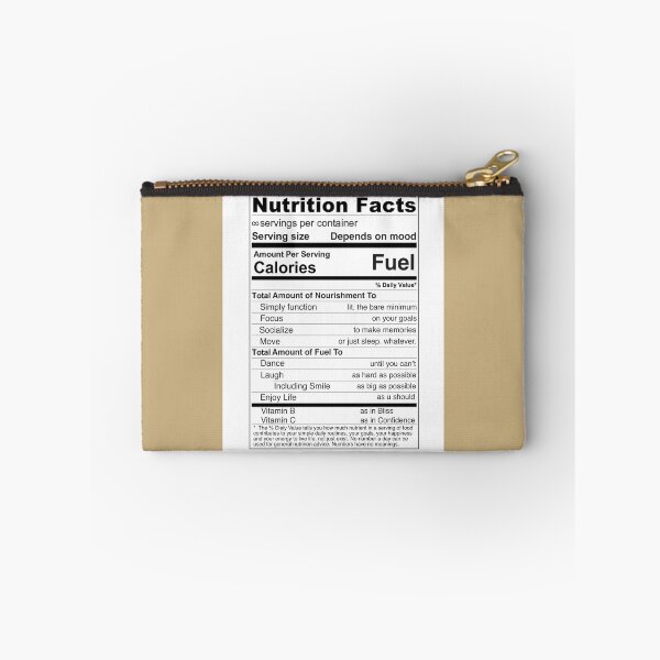Aperçu de l'œuvre Faits nutritionnels, édition de récupération des troubles de l'alimentation créée et vendue par senaeksi.