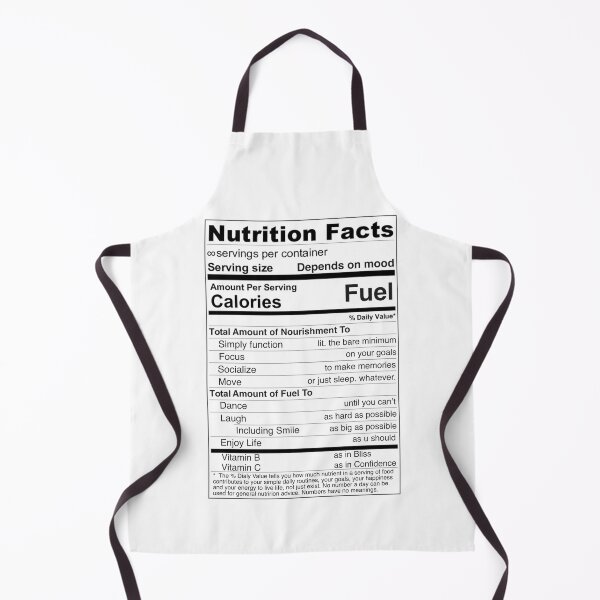 Aperçu de l'œuvre Faits nutritionnels, édition de récupération des troubles de l'alimentation créée et vendue par senaeksi.