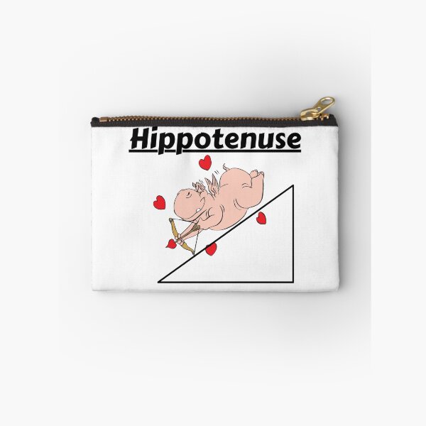 Item preview, Hippotenuse Hippopotamus and Hypotenuse Funny Math Geometry designed and sold by badretop.