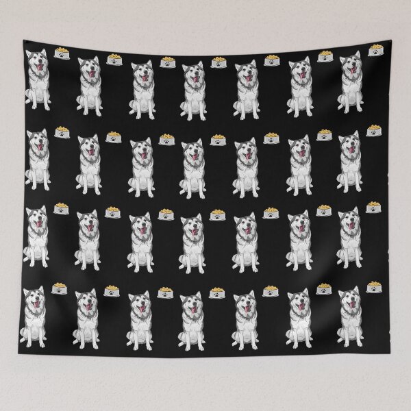 Item preview, siberian husky dog pattern designed and sold by Maful.