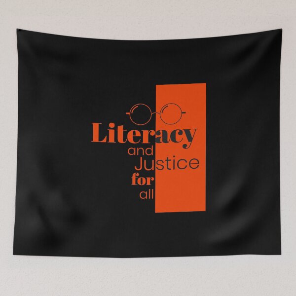 Item preview, Literacy and Justice for all designed and sold by IllustrT.