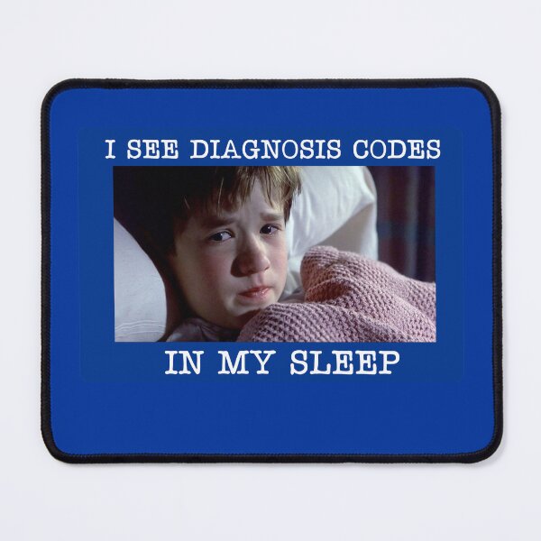 Item preview, I see Diagnosis Codes in my Sleep designed and sold by CraftyCoderChic.