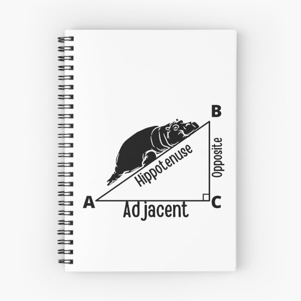 Item preview,  Hippotenuse Hippopotamus and Hypotenuse Funny Math Geometry designed and sold by badretop.