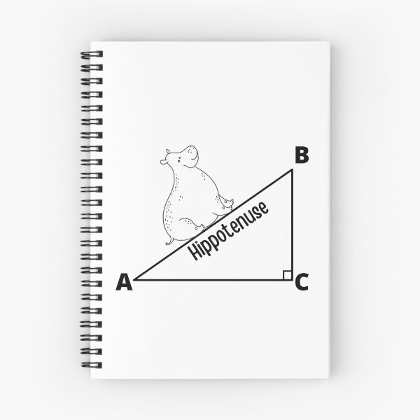 Item preview,  Hippotenuse Hippopotamus and Hypotenuse Funny Math Geometry designed and sold by badretop.
