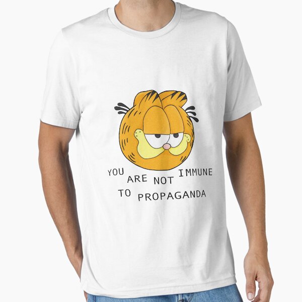 Aperçu de l'œuvre vous n'êtes pas à l'abri de la propagande - garfield créée et vendue par maskerclavinet.