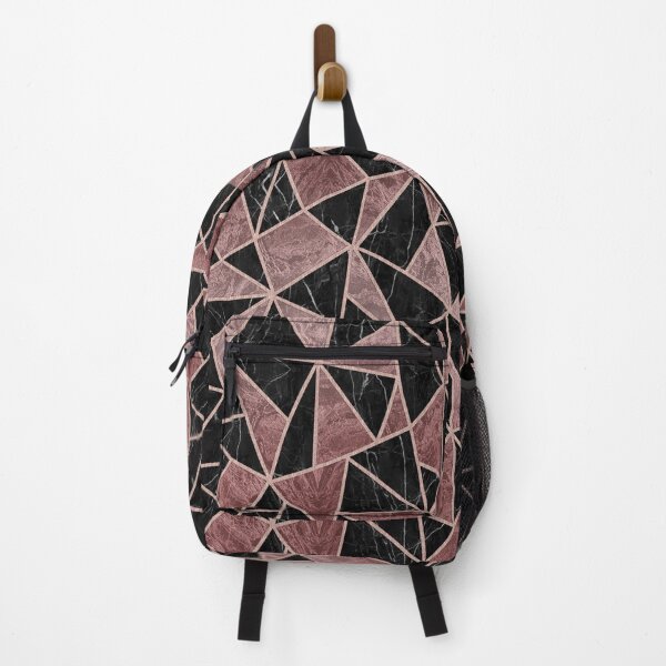 Item preview, black and rose Gold marble stain glass designed and sold by MrJean.