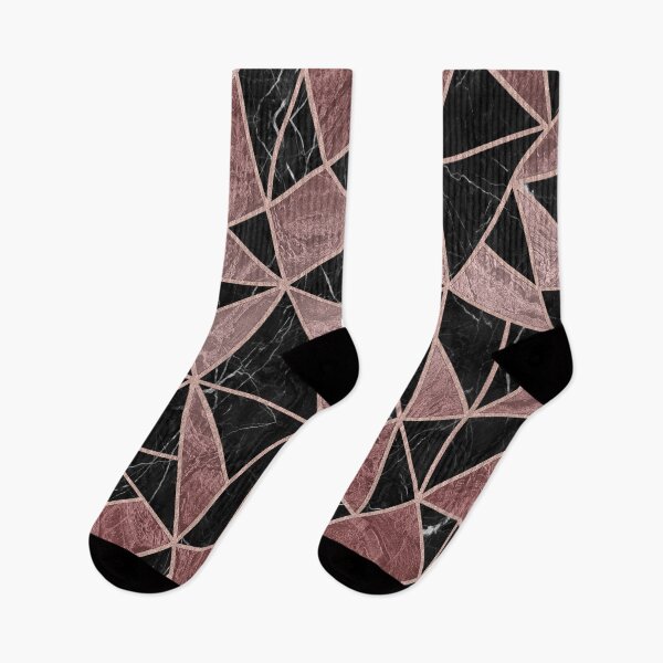Item preview, black and rose Gold marble stain glass designed and sold by MrJean.