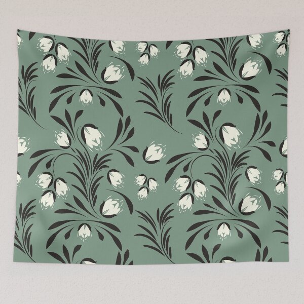 Item preview, Floral pattern designed and sold by Quotes-and-plus.