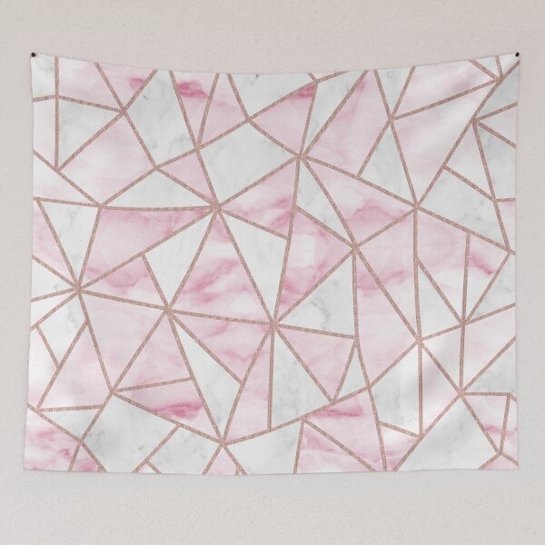 Item preview, Rose gold marble stain glass designed and sold by MrJean.