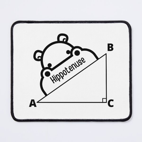Item preview,   Hippotenuse Hippopotamus and Hypotenuse Funny Math Geometry designed and sold by badretop.