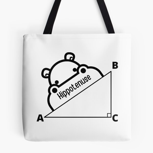 Item preview,   Hippotenuse Hippopotamus and Hypotenuse Funny Math Geometry designed and sold by badretop.