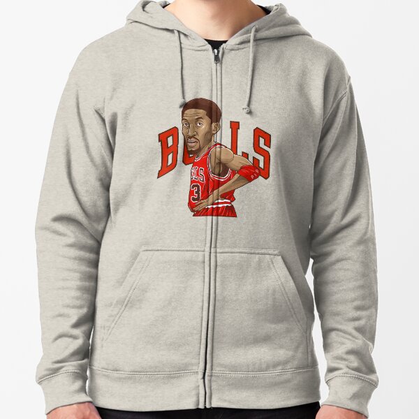 Michael Jordan and Scottie Pippen Adult Pull-Over Hoodie by Devin
