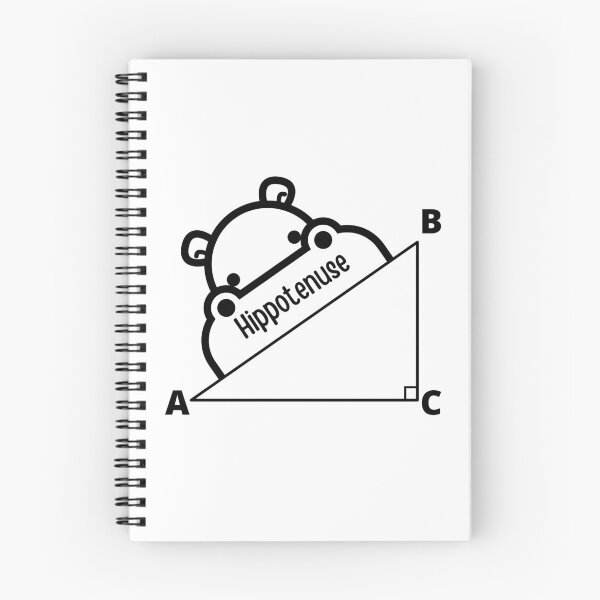 Item preview,   Hippotenuse Hippopotamus and Hypotenuse Funny Math Geometry designed and sold by badretop.