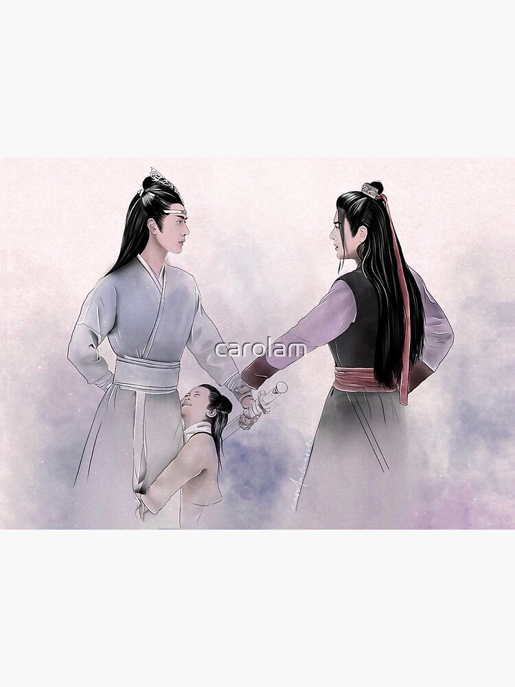 "THE UNTAMED Lámina A5 Mo Dao Zu Shi WangXian art print fanart, Wei Wuxian, Lan Zhan