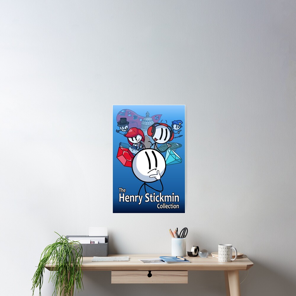 Henry Stickmin Poster For Sale By Lover70 Redbubble