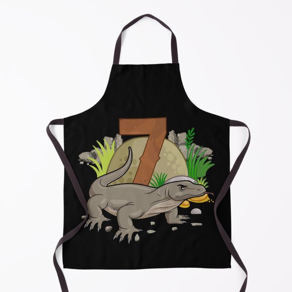Item preview, Kids 7 Year Old Komodo dragon Reptile 7th Birthday Party designed and sold by Stephen-Rotter.